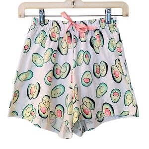 Women's Avocado White Pajama Lounge Shorts Size XS